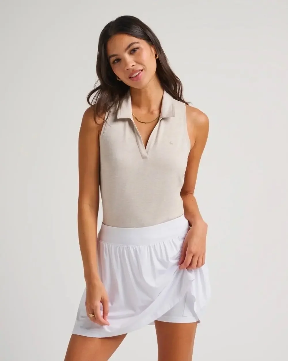 Travis Mathew Tank Polo Top Majorca NWT Shirt Blouse 2XL Golf Preppy Blouse